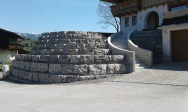 Steinschlichtungen | Erdbau Bachler | Abtenau