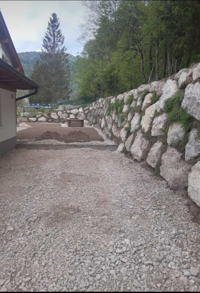 Steinschlichtungen | Erdbau Bachler | Abtenau